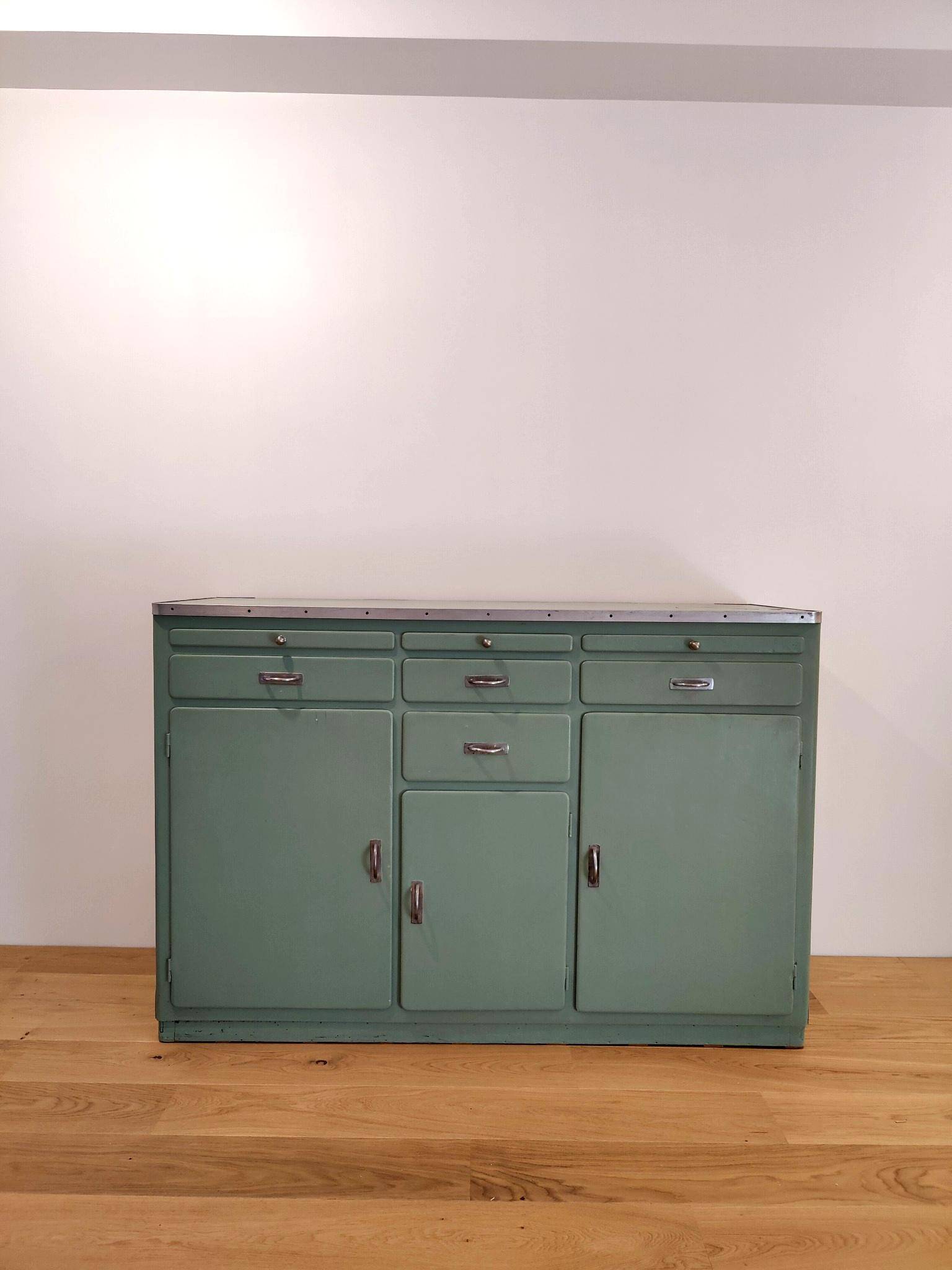 Vintage mado green style sideboard