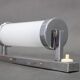Czechoslovak Bauhaus Art Deco chrome tubular wall light, 1930s