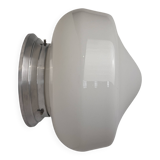 Antique ceiling light or vintage wall light in xl opaline