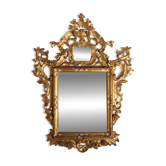 Antique lead mirror – Gilded wood – Louis XV style – Spain 18th century