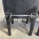 PAIR BLACK LEATHER ARCALLA CHAIRS FOR B&B ITALIA BY PAOLO PIVA - 1990'S