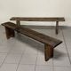 Pair of rustic benches, early 1900s