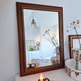 Vintage wooden mirror