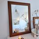 Miroir en bois vintage