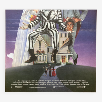 Affiche cinéma originale Beetlejuice Tim Burton