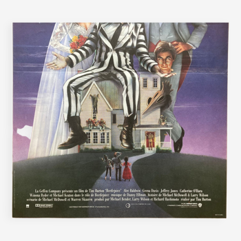 Original cinema poster Beetlejuice Tim Burton