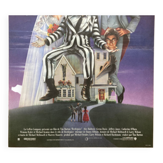 Affiche cinéma originale Beetlejuice Tim Burton