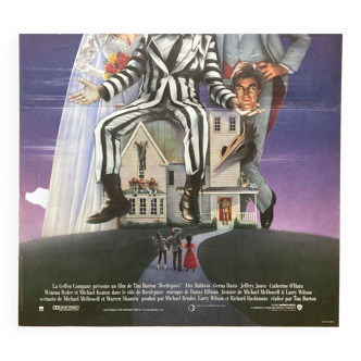 Original cinema poster Beetlejuice Tim Burton