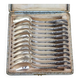 12 silver plated teaspoons