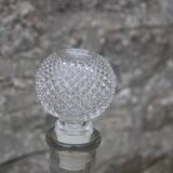 Superb vintage chiseled glass carafe