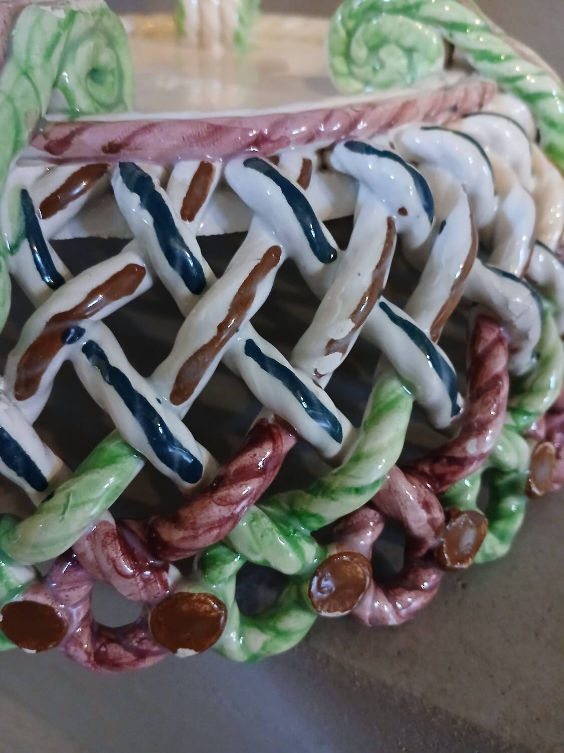 Vintage Spanish ceramic bowl