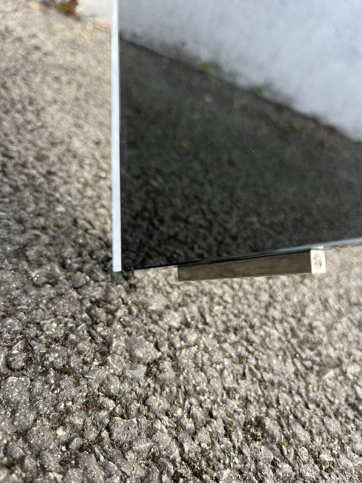 Table basse verre fumé, design Rolf Benz (Made in Germany)
