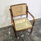 Fauteuil en bois cintré des années 60