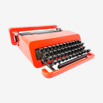 Machine à écrire Olivetti Valentine révisée ruban neuf