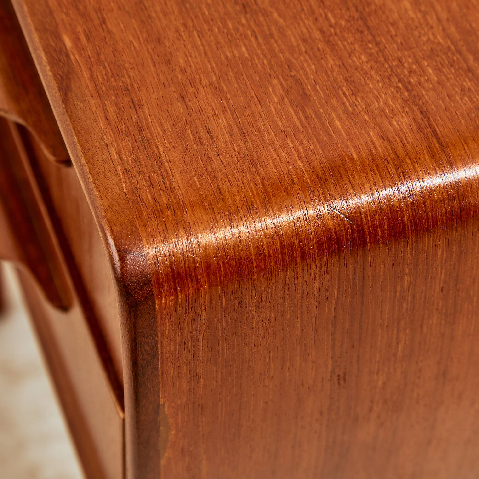 Teak night stand by Johannes Andersen for CFC Silkeborg