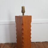 Wooden lamp foot