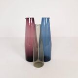 Midcentury Collection of 3 Bird Carafes by Iittala, Timo Sarpaneva, Finland, 1950s