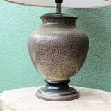 Vintage lamp, speckled ceramic base