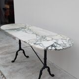 Bistro table restaurant marble godin -1m64