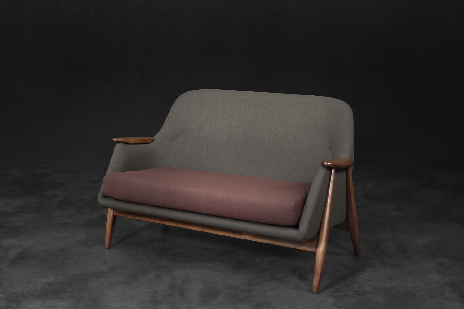 Vintage Mid-Century Modernist Living Room Set Pallas by Svante Skogh for Asko, 1950s, Set of 2