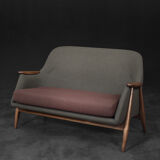 Vintage Mid-Century Modernist Living Room Set Pallas by Svante Skogh for Asko, 1950s, Set of 2