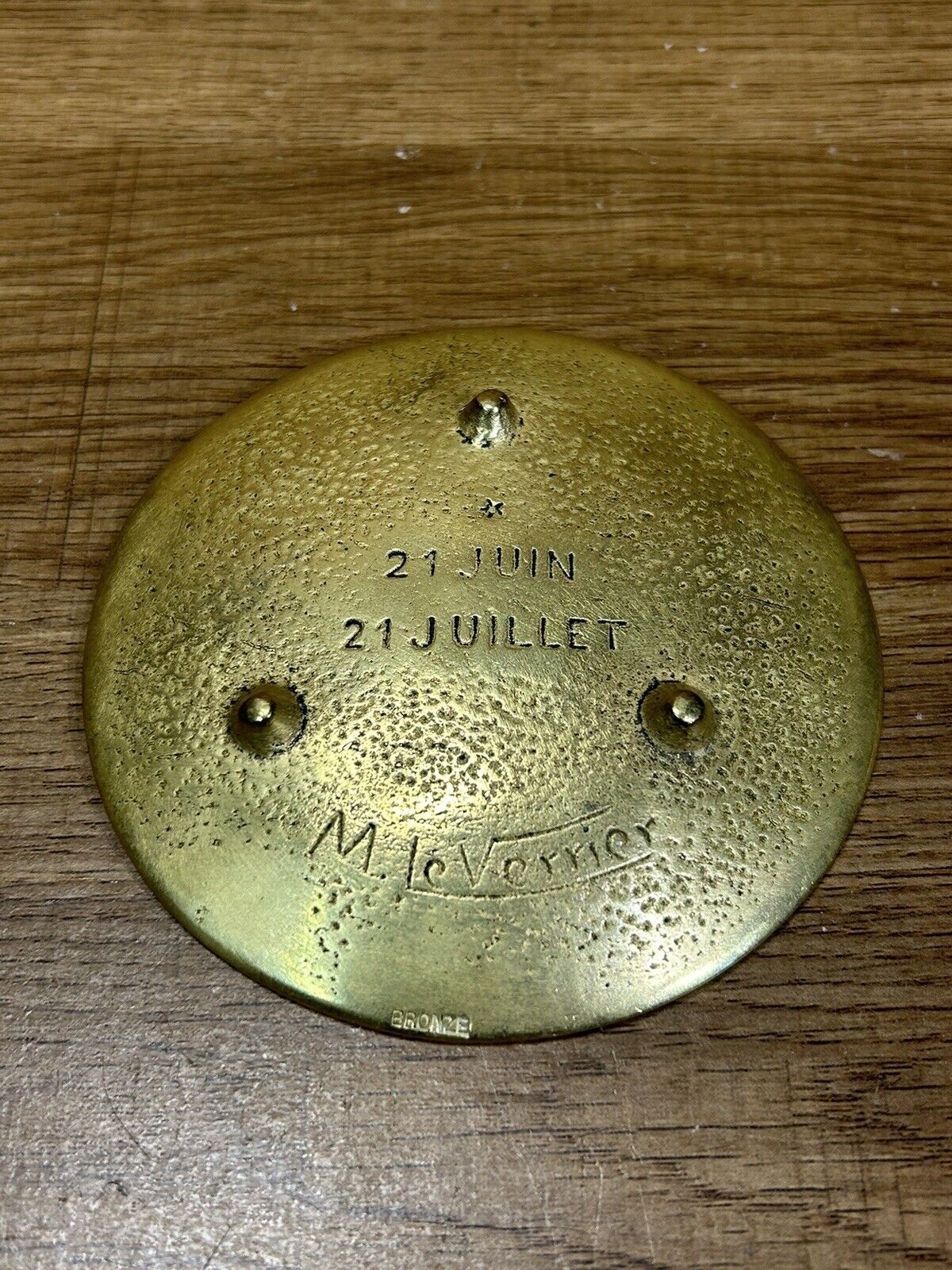 Ancien vide poche bronze s max le verrier signe astrologique" cancer " art deco