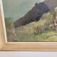 Old lithograph - Landscape Riviera Mediterranean Eze - A. Marc