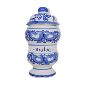 Ancien pot d'apothicaire Malva