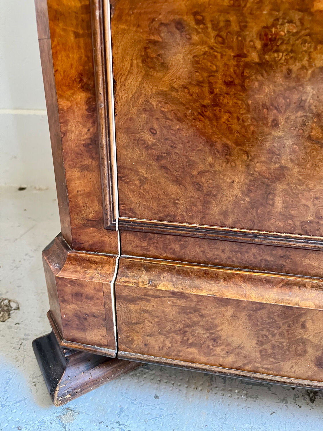 Antique walnut chest of drawers