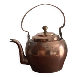 Antique copper kettle