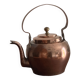Antique copper kettle