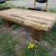 Rustic coffee table firm atmosphere