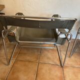 Pair of vintage armchairs B3 vassily by Marcel breuer at the bauhaus circa 1980