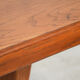 Polygonal teak bistro table
