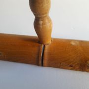 Porte manteau mural bois 5 patères