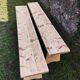 Paire de bancs de ferme bois massif 2 M