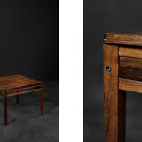 scandinavian Danish Modern Low Rosewood Coffee Table by Rasmus Solberg