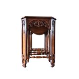 20th-century Art Deco / nesting table 3 x / attributed to Maison Franck
