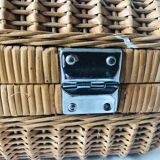 Wicker case, vintage