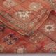 Terracotta Vintage Moroccan Rug 206 x 370 cm - Berber Wool Rug Handmade
