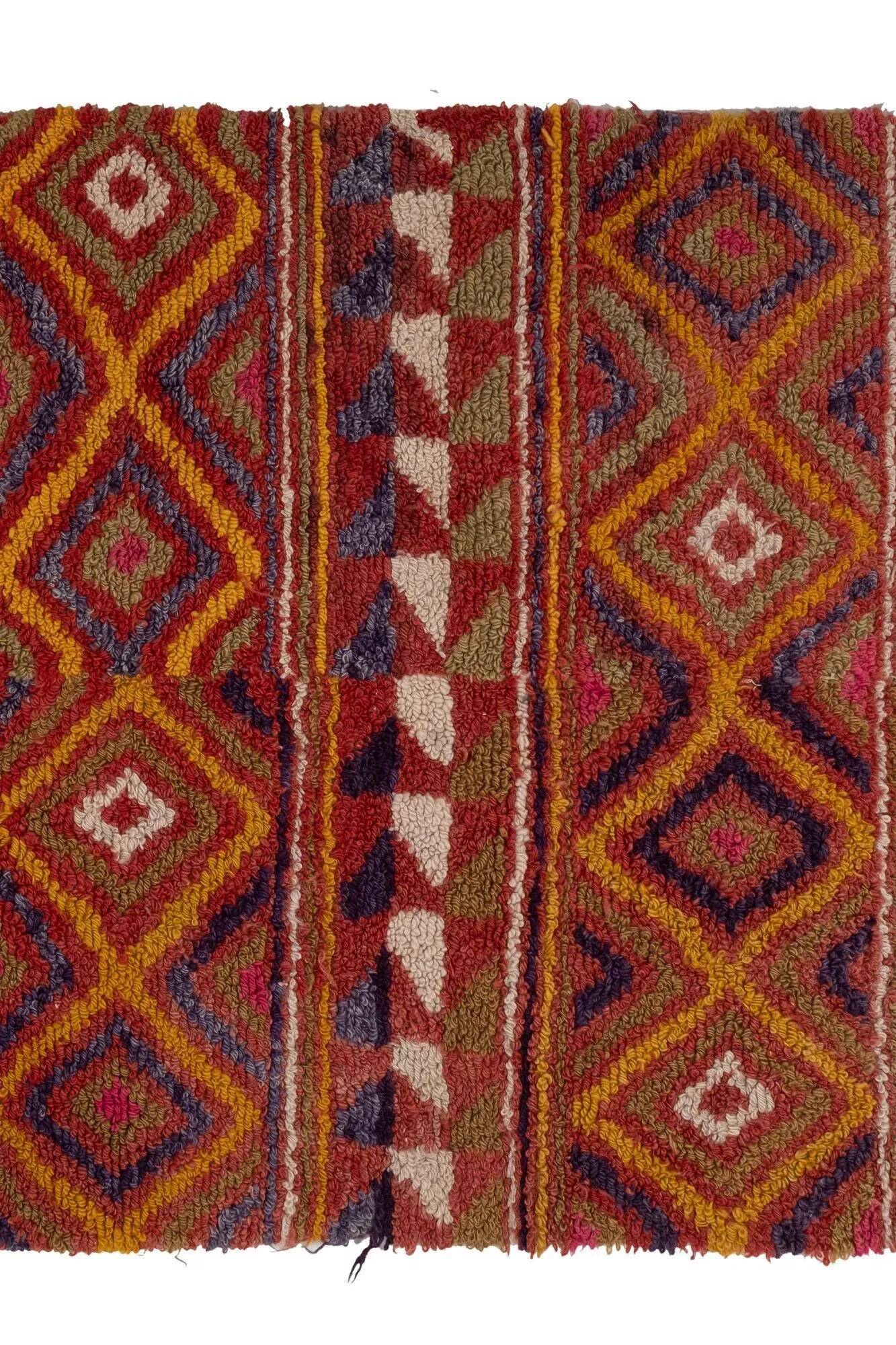 Tapis turc vintage fait main