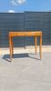 Vintage Scandinavian-style wooden table with drawer, 1950s-60s.