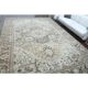 1960s Vintage Persian Handmade Wool Cotton Light Brown Area Rug 283x374