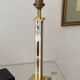 Brass column lamp and mirror