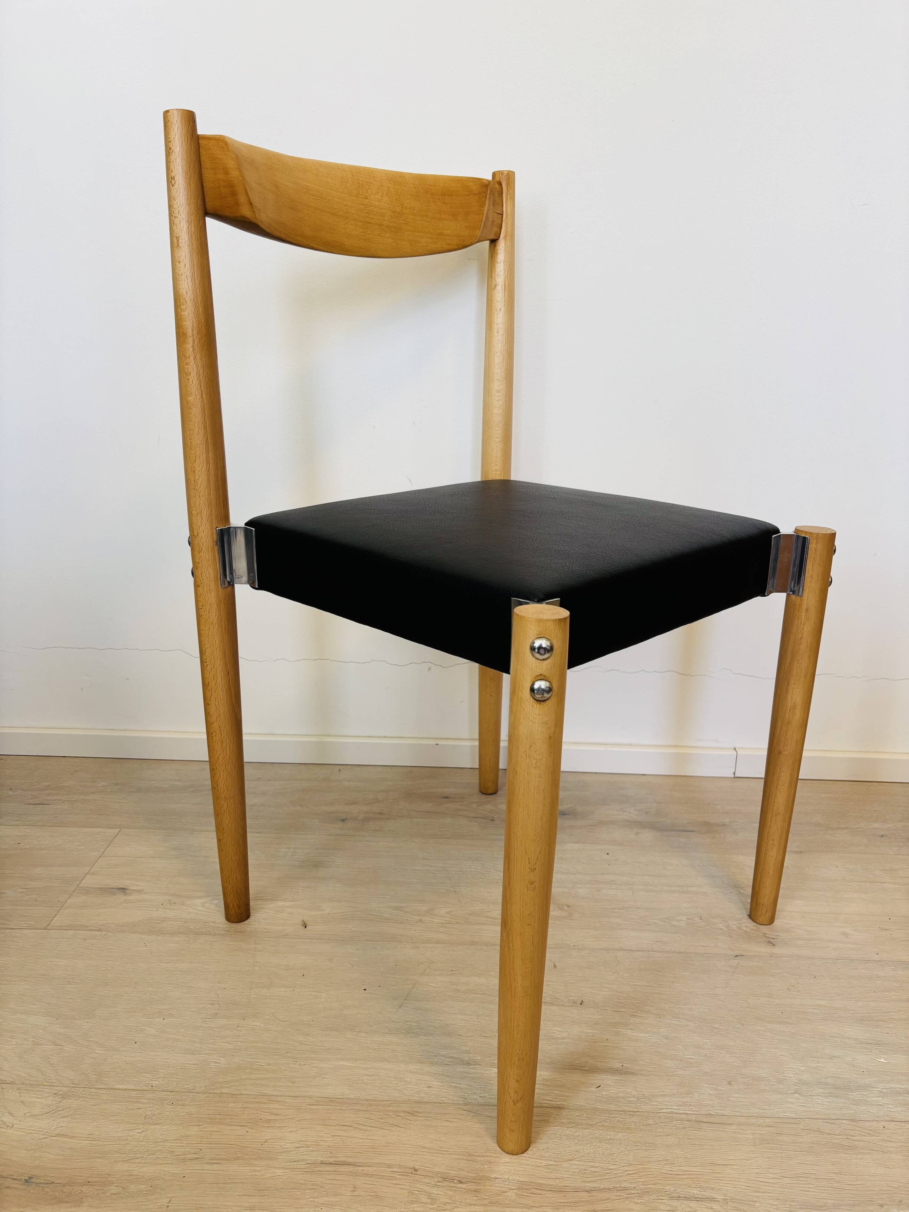 Dining Light Chair by Miroslav Navrátil, Czechoslovakia 1970’s