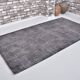 Tapis en laine grise