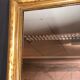 Miroir 190x80 d'époque Louis Philippe doré a la feuille d'or