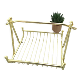 Gold magazine rack