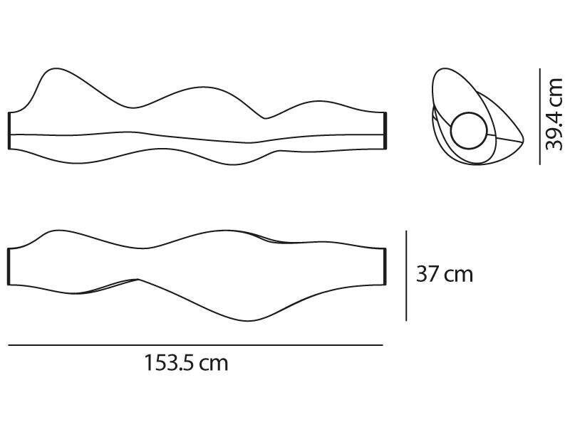 Artemide suspension Empirico Scenarios 153 cm