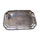 Small rectangular silver metal top